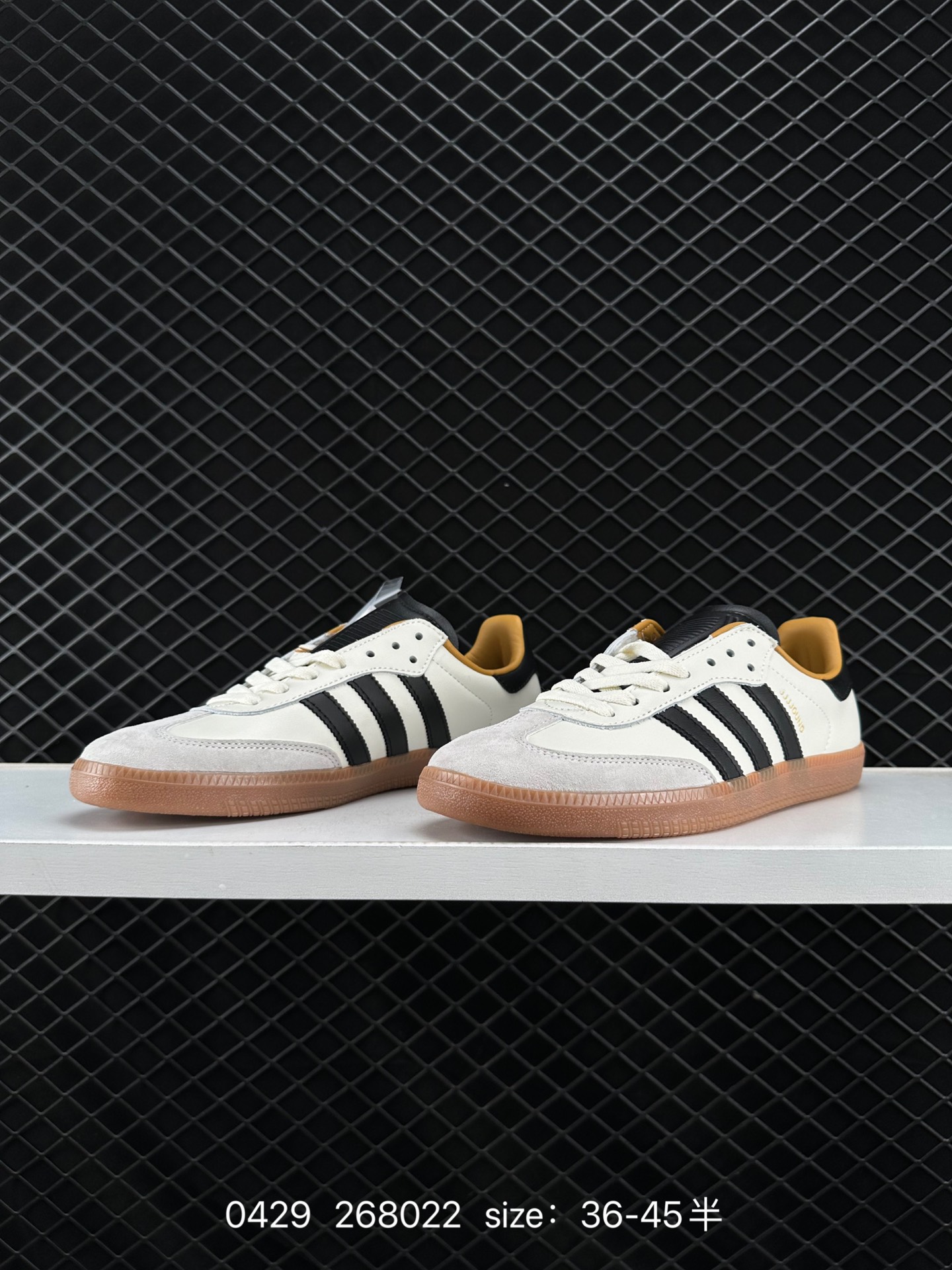 JJJJound x AD Originals Samba Classic”Studded Pack Black“